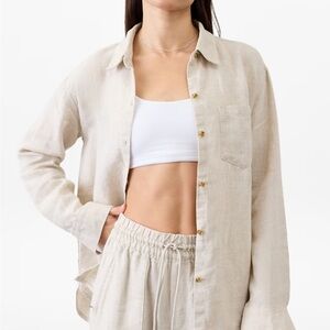 Athleta Retreat Linen Top